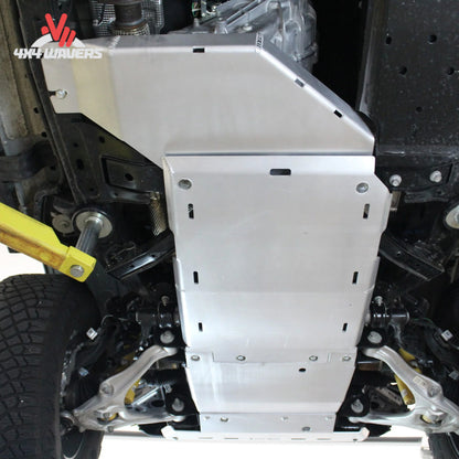 RCI skid plate system installed underneath Ford Bronco