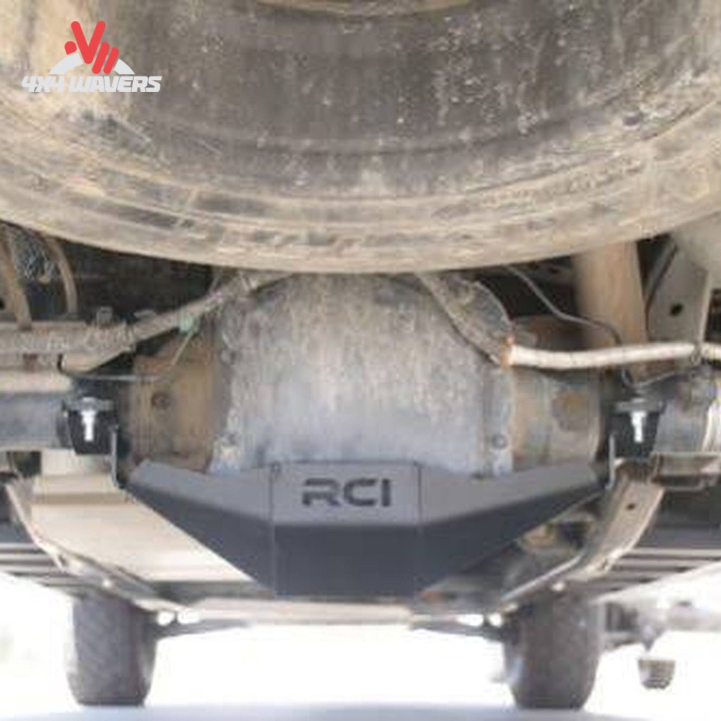 Installed RCI rear diff skid plate on Ford F-150 axle F150-15-975-DIFF