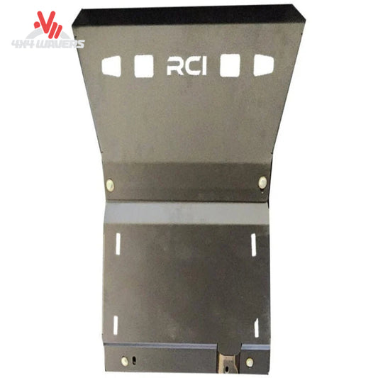 Black powder coated 3/16 steel engine skid plate for Chevy Silverado SKU SLVRD-19-FRONT-STBK