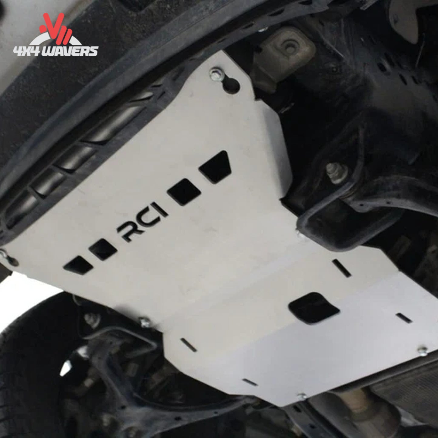 Installed RCI aluminum engine skid plate on Ford F150 F150-15-ENGINE-ALRAW