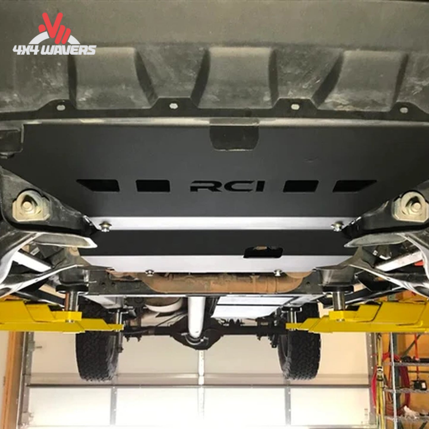 Installed RCI aluminum engine skid plate on Ford F150 F150-15-ENGINE-ALRAW