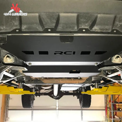 Installed RCI aluminum engine skid plate on Ford F150 F150-15-ENGINE-ALRAW
