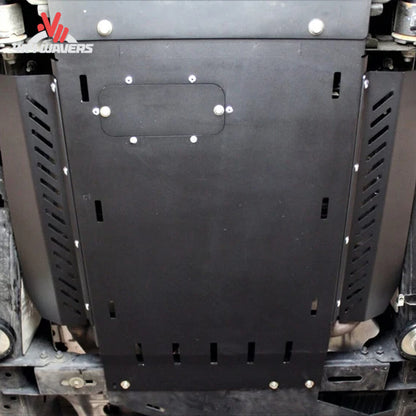 Installed RCI catalytic guard on Ford F150 4x4 underbody F150-15-CATGUARDS
