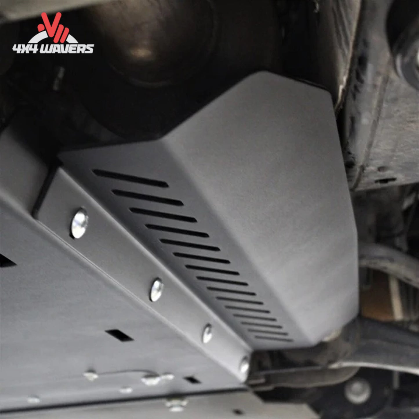 Installed RCI catalytic guard on Ford F150 4x4 underbody F150-15-CATGUARDS