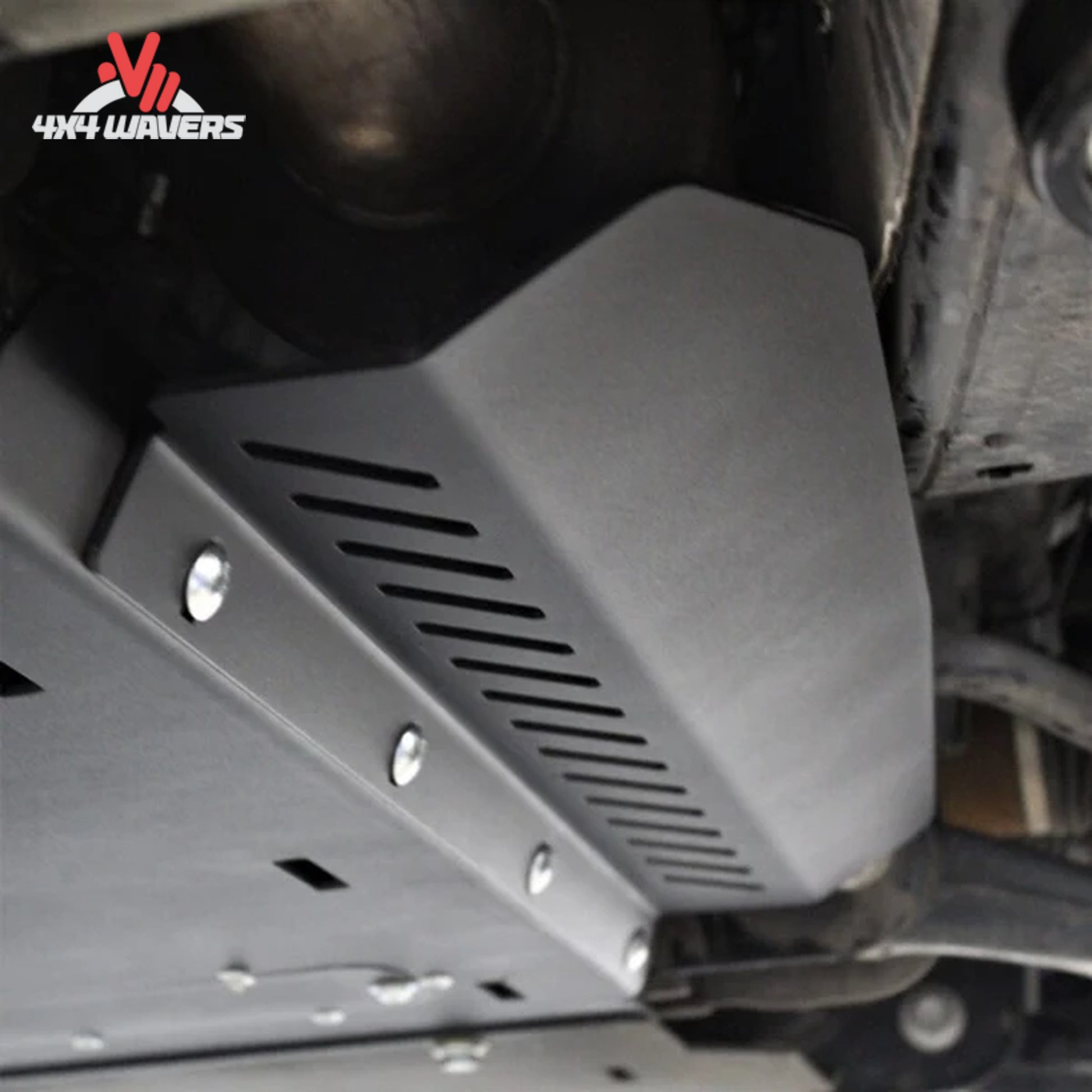 Installed RCI catalytic guard on Ford F150 4x4 underbody F150-15-CATGUARDS