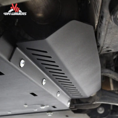 Installed RCI catalytic guard on Ford F150 4x4 underbody F150-15-CATGUARDS