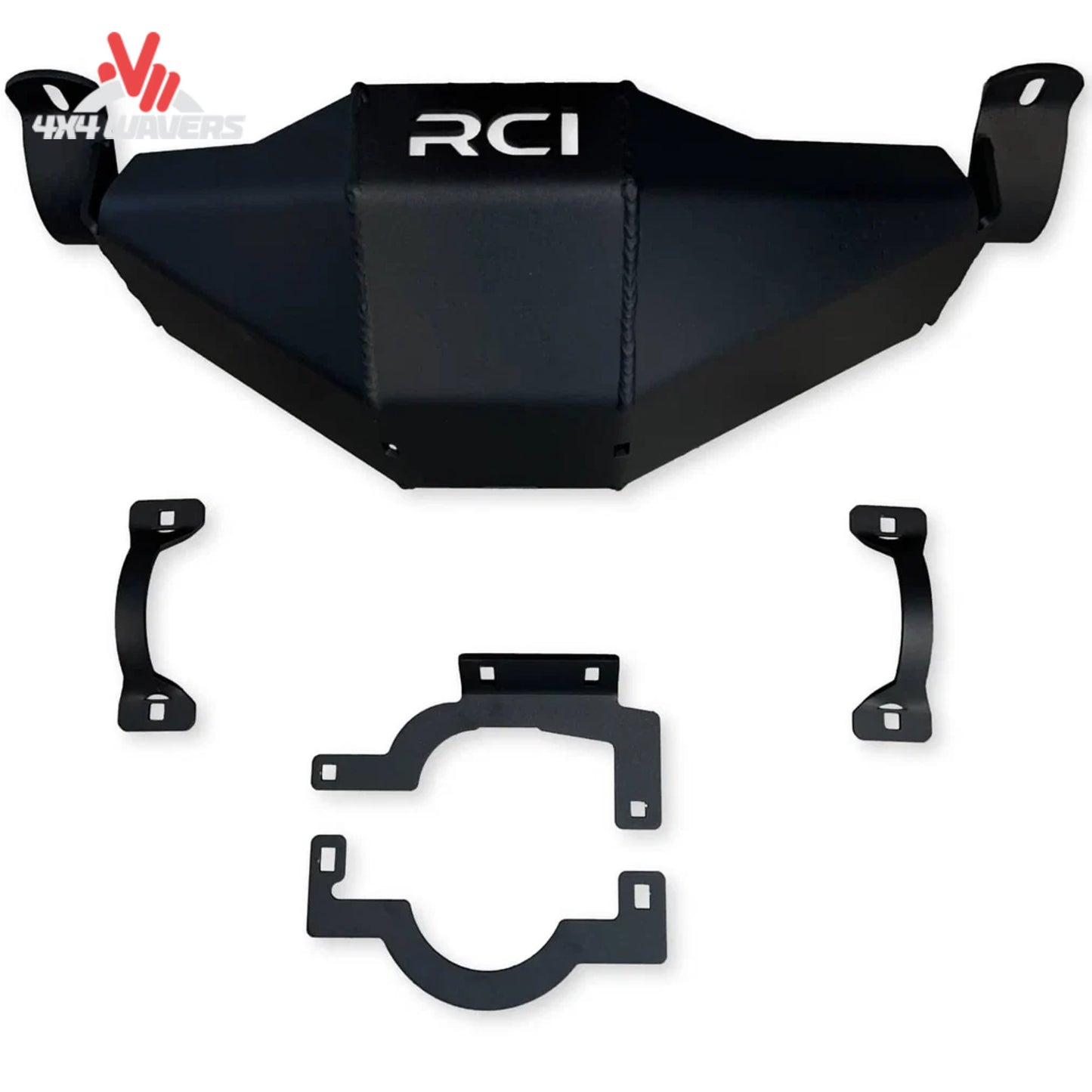 Black steel differential skid plate for 2015 to 2026 Ford F-150 F150-15-975-DIFF