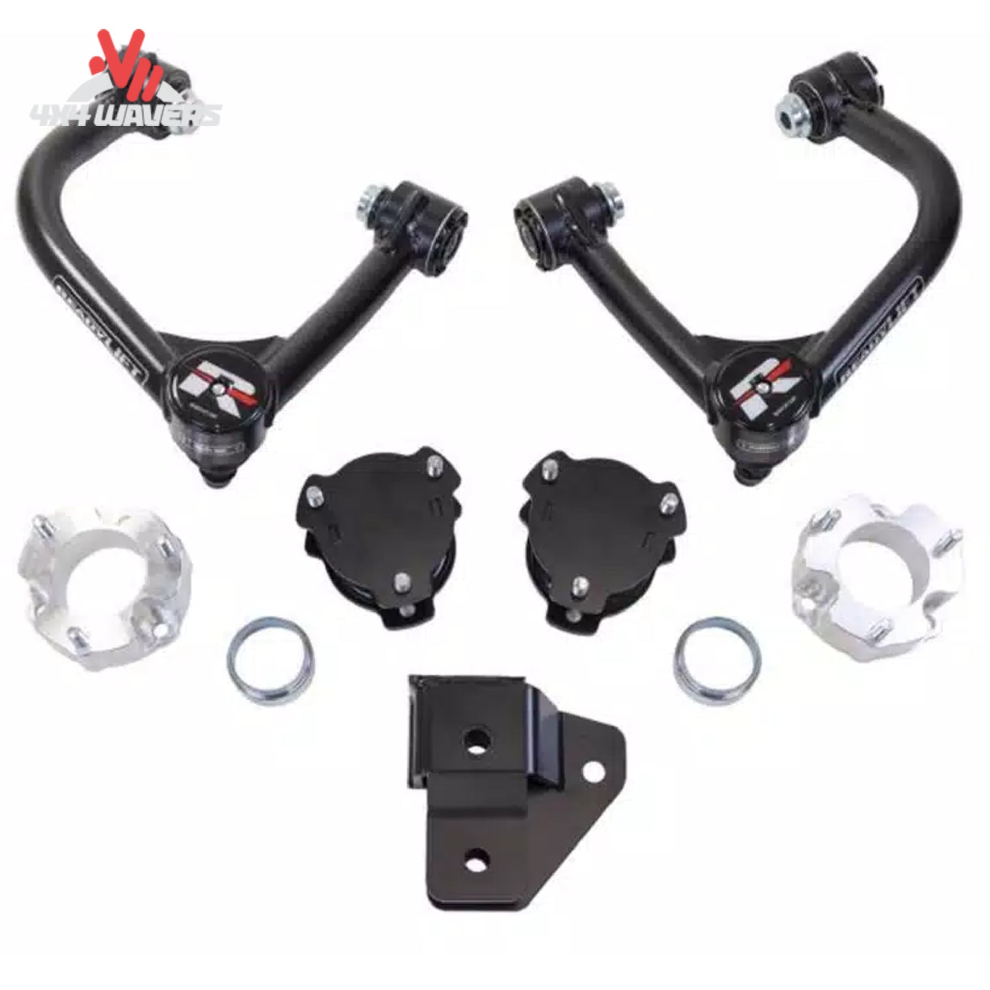 ReadyLIFT 69-21310 SST lift kit for Ford Bronco Sasquatch package; Complete ReadyLIFT suspension upgrade featuring tubular upper control arms for Sasquatch Bronco models