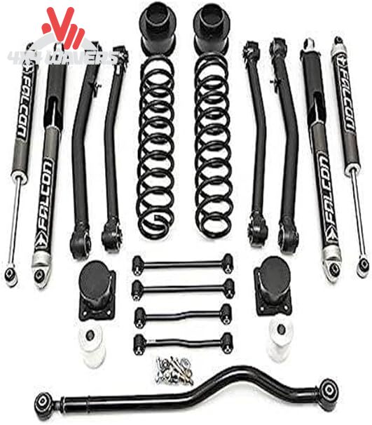ReadyLIFT 4-inch Terrain Flex Lift Kit installed on a 2020-2025 Jeep Gladiator JT for off-road performance and increased ground clearance.