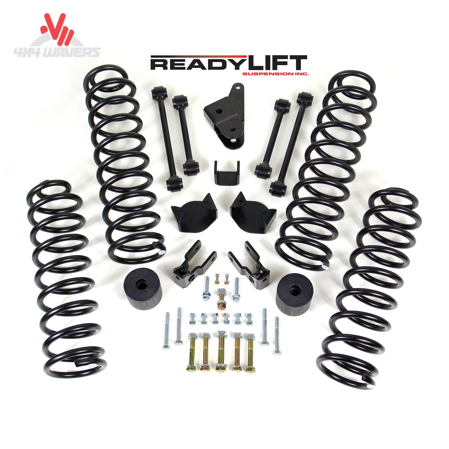 ReadyLIFT 69-6400 4 inch coil spring lift kit for Jeep Wrangler JK 4WD