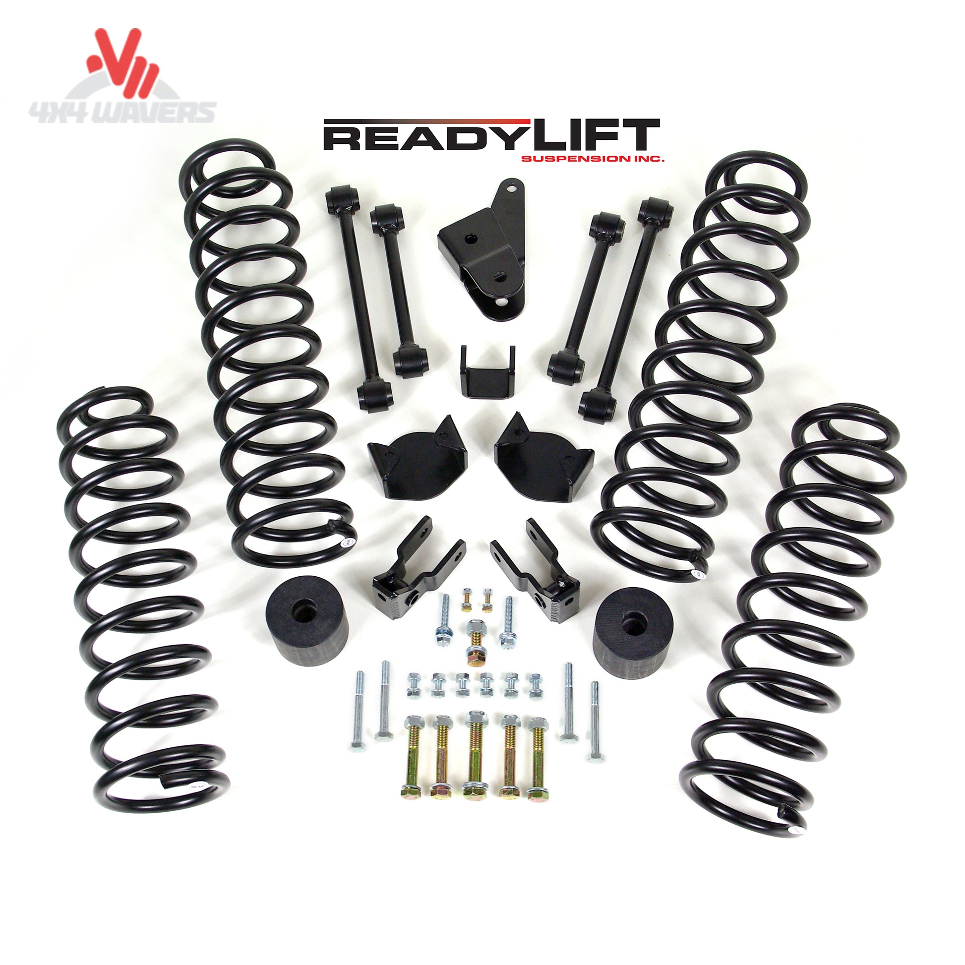 ReadyLIFT 69-6400 4 inch coil spring lift kit for Jeep Wrangler JK 4WD
