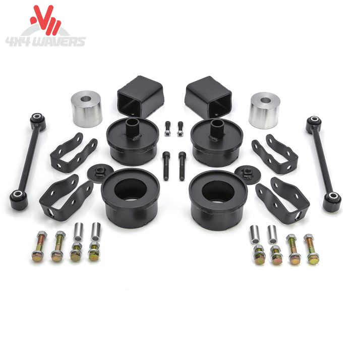 ReadyLIFT 2.5-inch SST lift kit for 2018-2026 Jeep Wrangler JL Sahara and Sport models, showing the components of the lift kit.