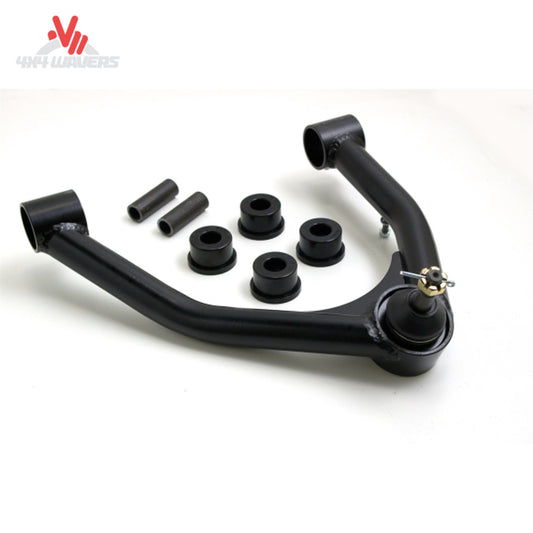 ReadyLIFT passenger upper control arm for 2007-2013 GM 1500 trucks with 4-inch lift, showing the metal arm with bushings.