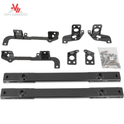 Grade 8 zinc plated bolts and heavy duty steel brackets for REESE kit 30952