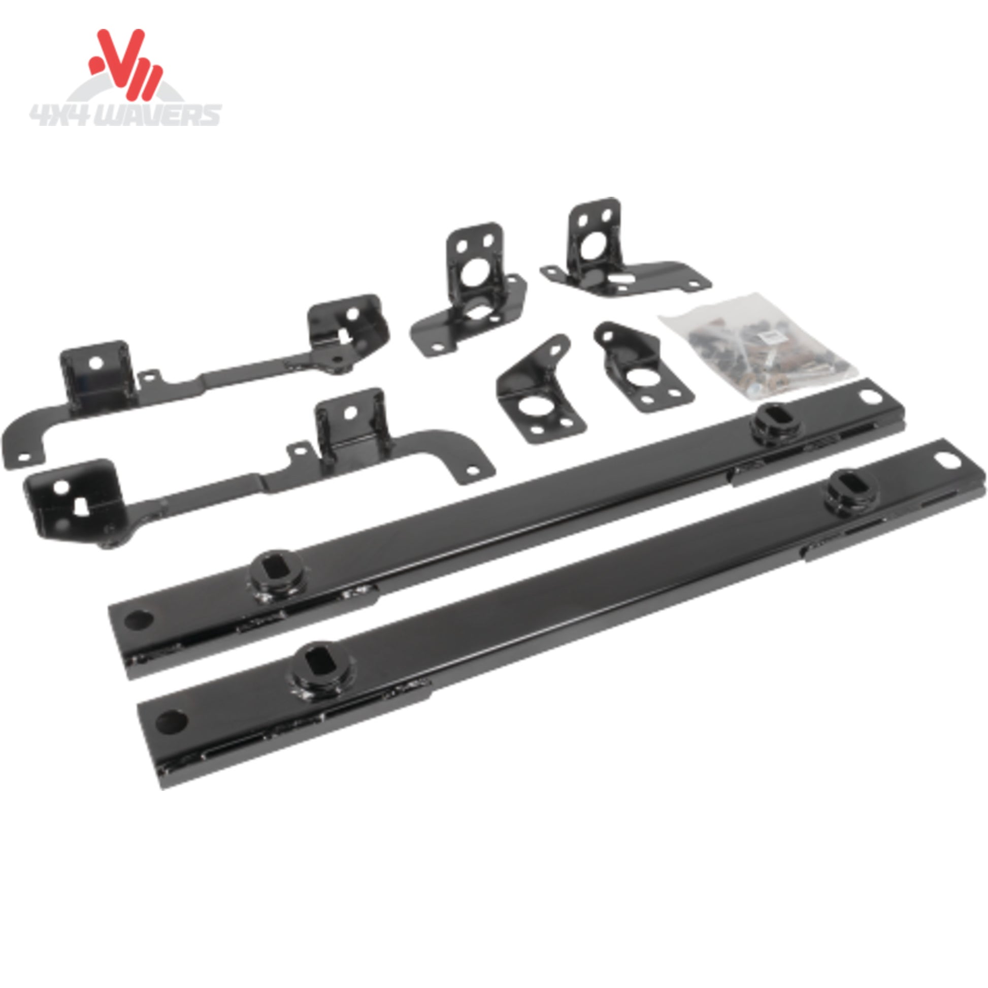 Grade 8 zinc plated bolts and heavy duty steel brackets for REESE kit 30952