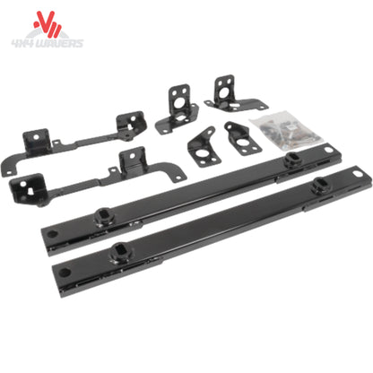Grade 8 zinc plated bolts and heavy duty steel brackets for REESE kit 30952