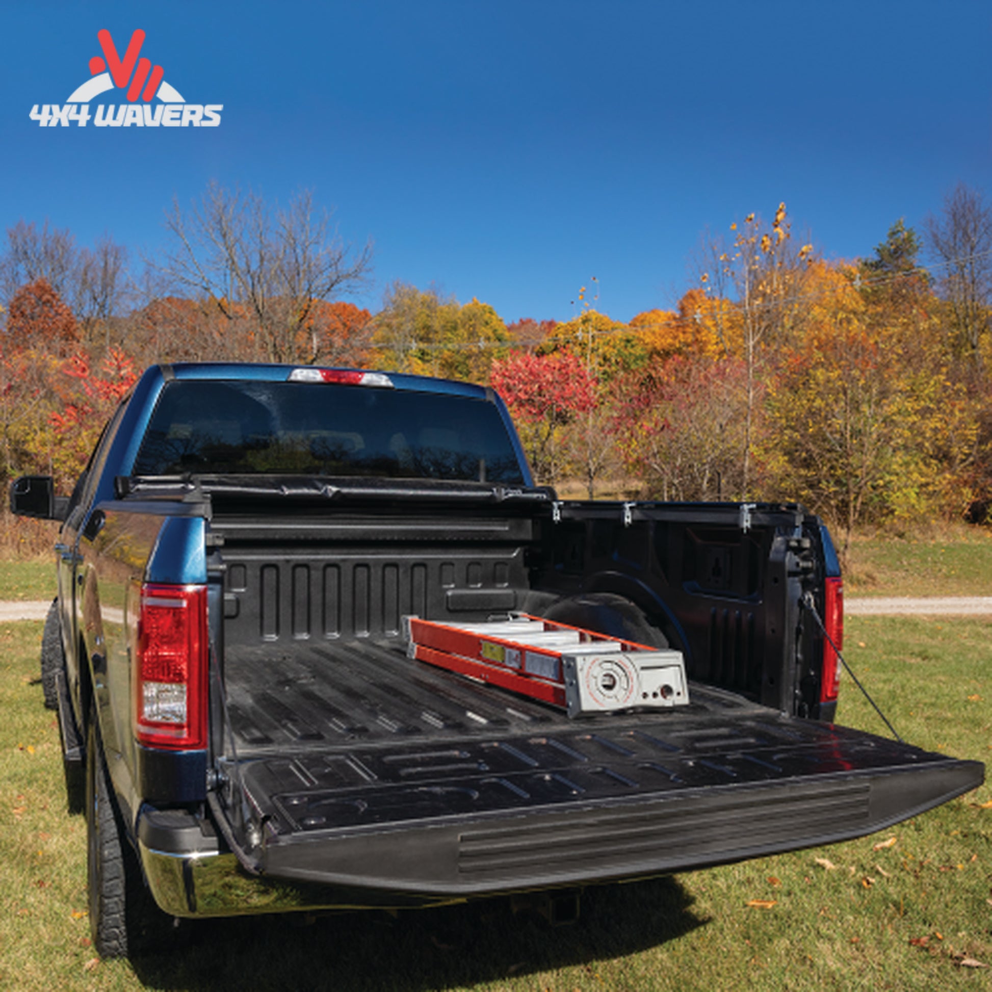 Clean Ford F150 truck bed with REESE underbed 5th wheel system 30952