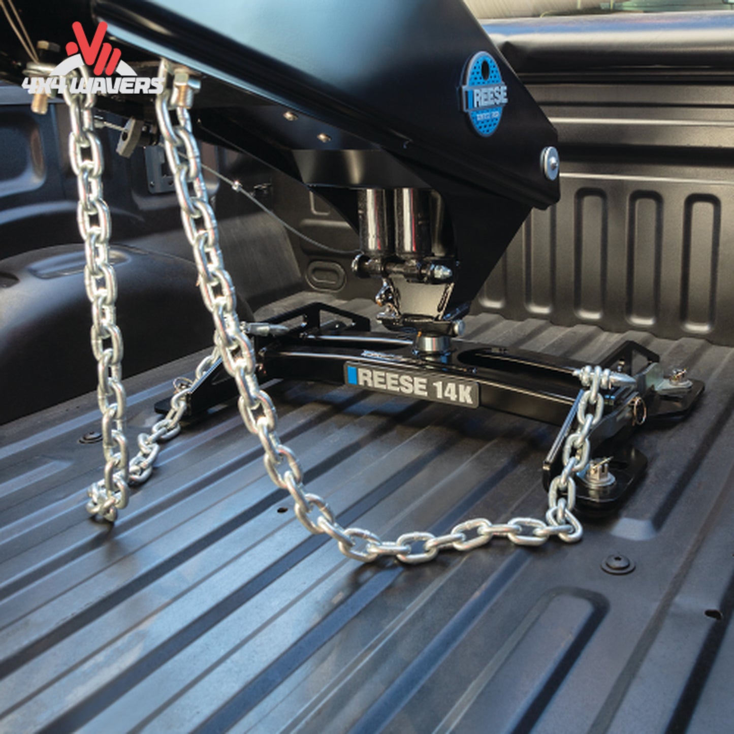REESE underbed frame brackets mounted on Ford F150 chassis 30952