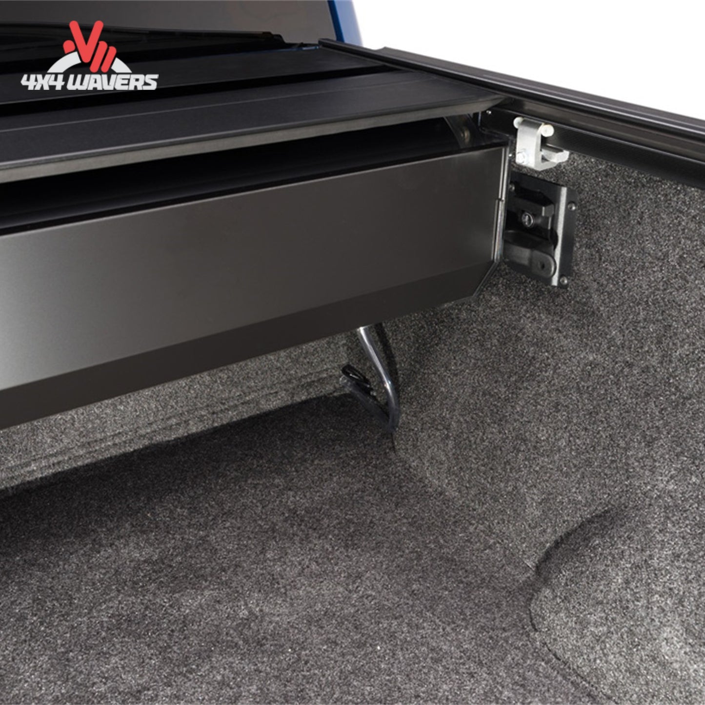 RetraxONE MX tonneau cover for 09-14 Ford F-150 with 6.5-foot bed, shown in a rolled-up position over truck bed.