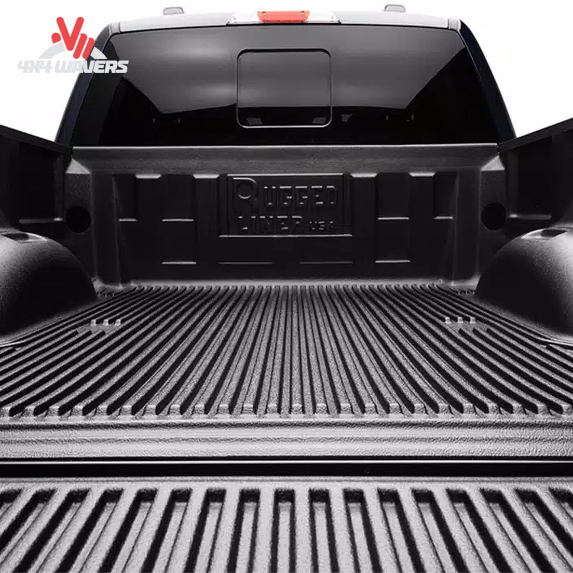 Rugged Liner bedliner installed in 2021-2026 Ford F-150 with 5.5-foot bed, showing a durable, textured truck bed liner for protection.