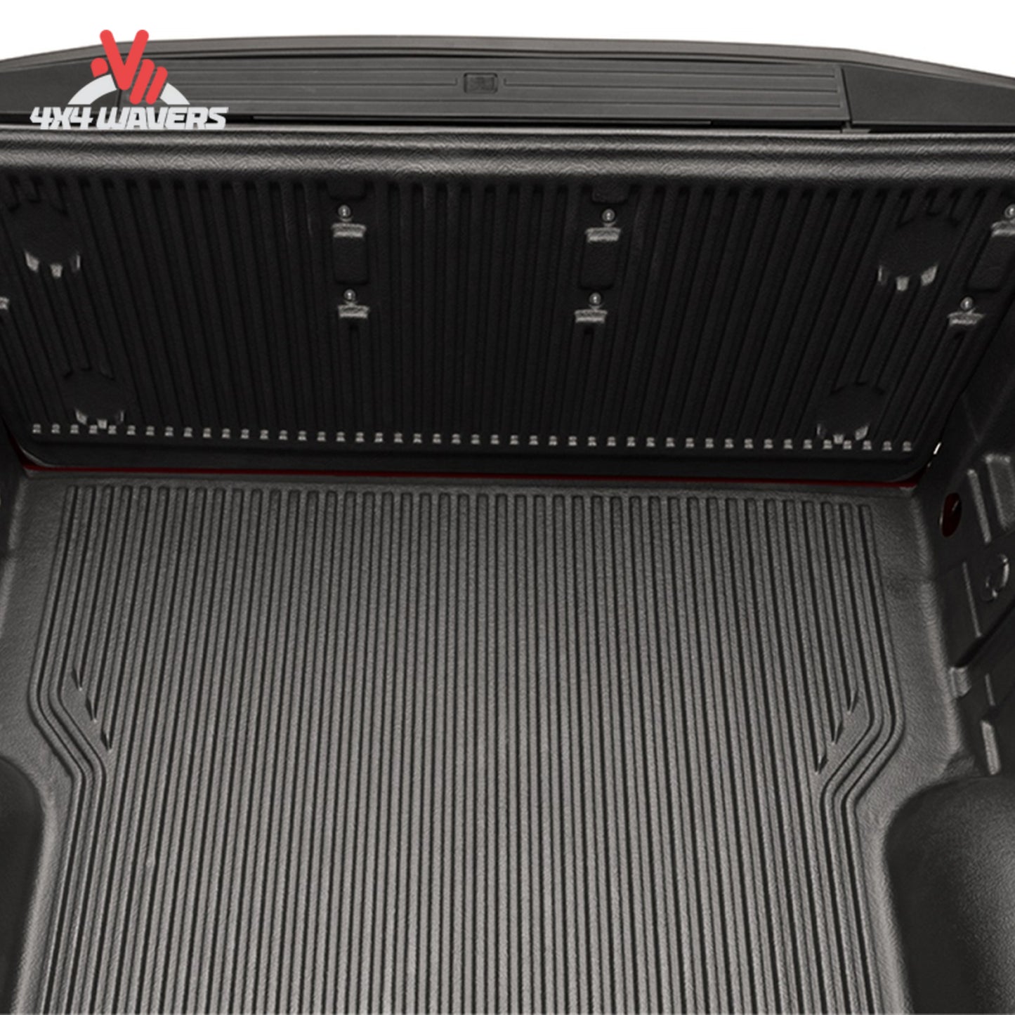 Rugged Liner bedliner tailgate panel for Ford F-150 6.5-foot bed, durable truck bed protection for 2015-2026 models.