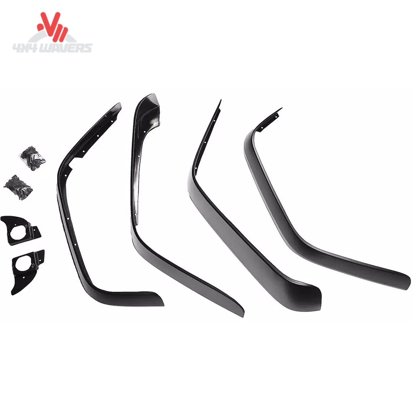 Rugged Ridge All-Terrain Fender Flares for 2007-2018 Jeep Wrangler JK Unlimited