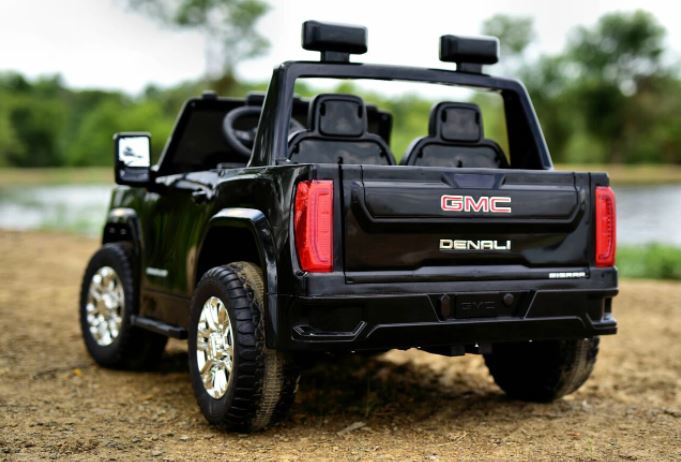 2026 UPGRADED GMC Sierra 24V 2 Seater Kids Ride On Car With Remote Control