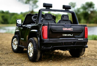 2026 UPGRADED GMC Sierra 24V 2 Seater Kids Ride On Car With Remote Control