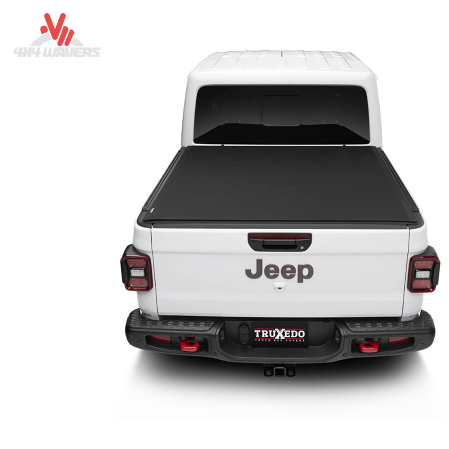 Hard roll-up tonneau cover secured near the cab providing unrestricted cargo loading access