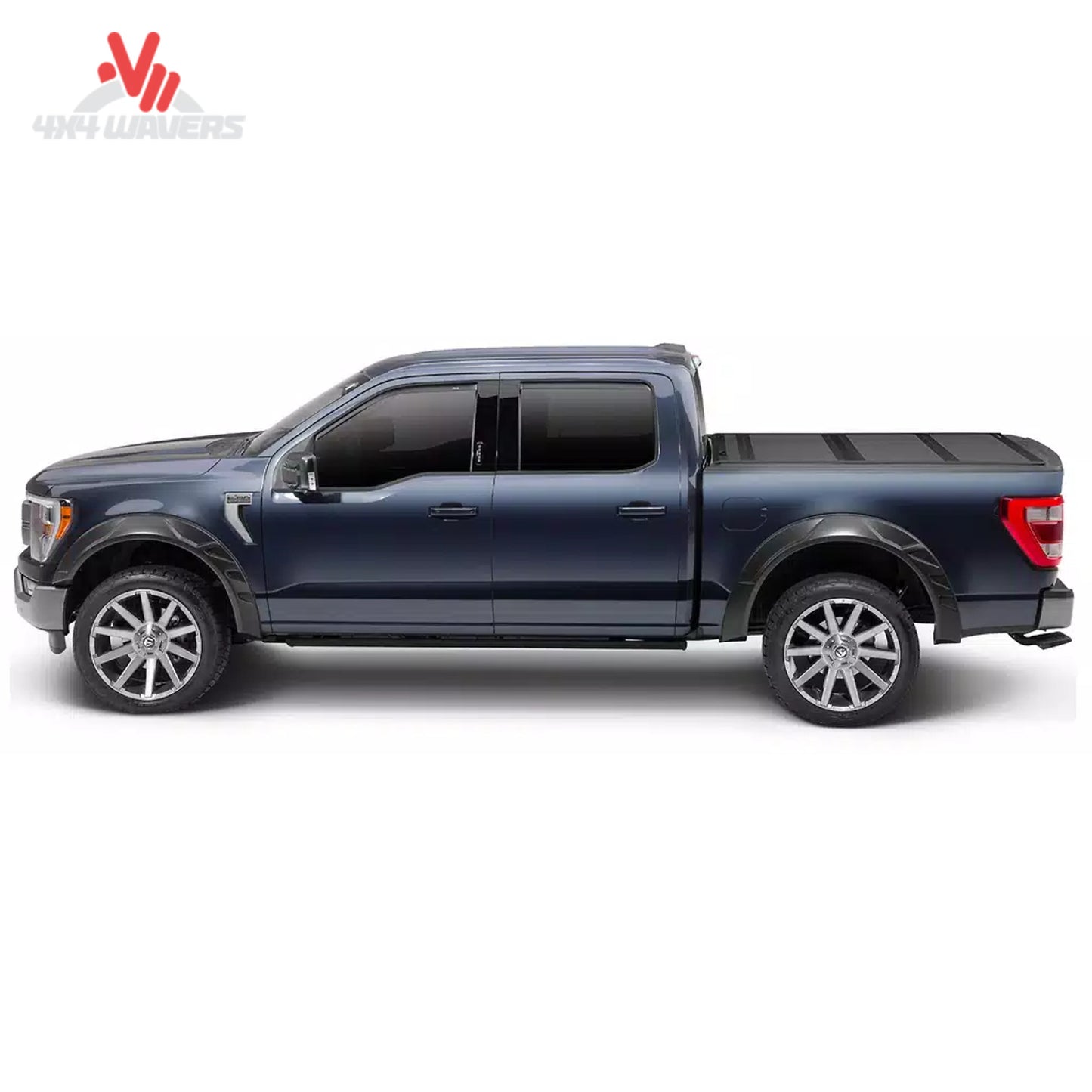 Cubierta rígida plegable Extang Endure ALX en una Jeep Gladiator JT 2020-2026 con caja de 5 pies, mostrando su diseño duradero y paneles plegables.