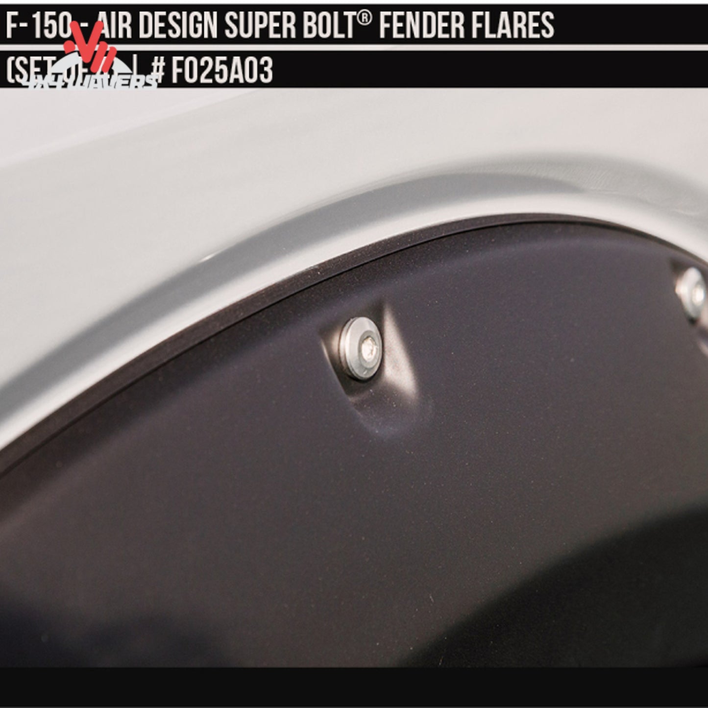 Air Design Superbolt Fender Flares Satin Black | 2018-2020 Ford F-150