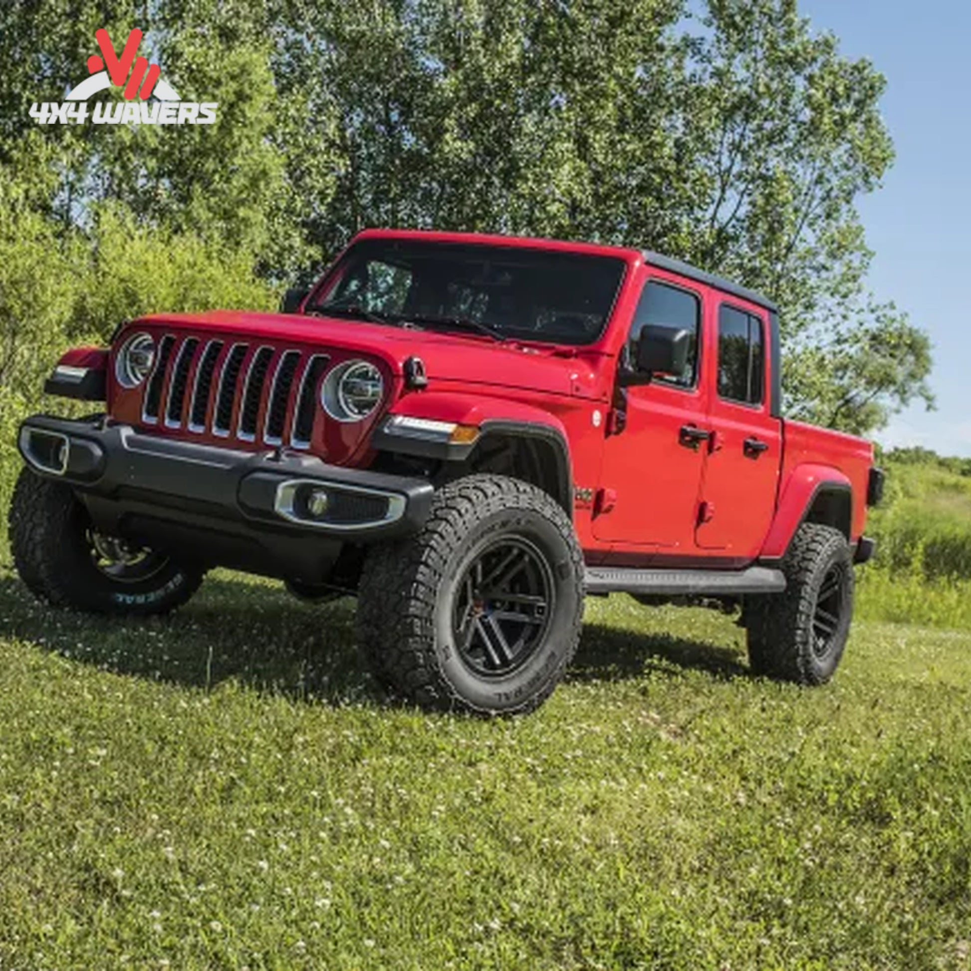 Kit de nivelación BDS de 2-inch para Jeep Gladiator JT 2020-2025, con componentes de instalación y piezas de suspensión.