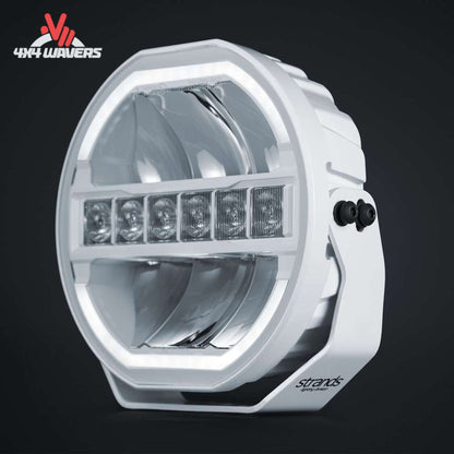 Close-up view of advanced optical elements used in the Strands Skylord 9 driving light