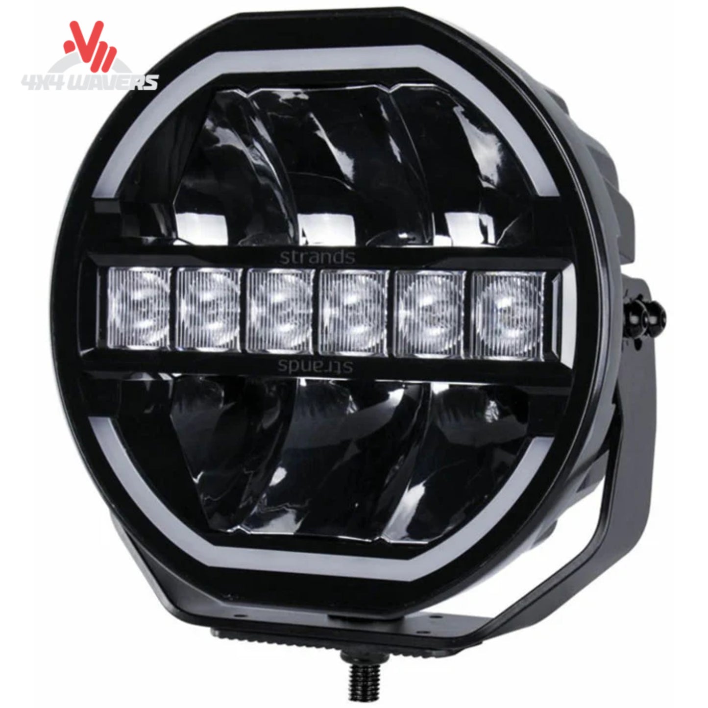 Close-up view of advanced optical elements used in the Strands Skylord 9 driving light