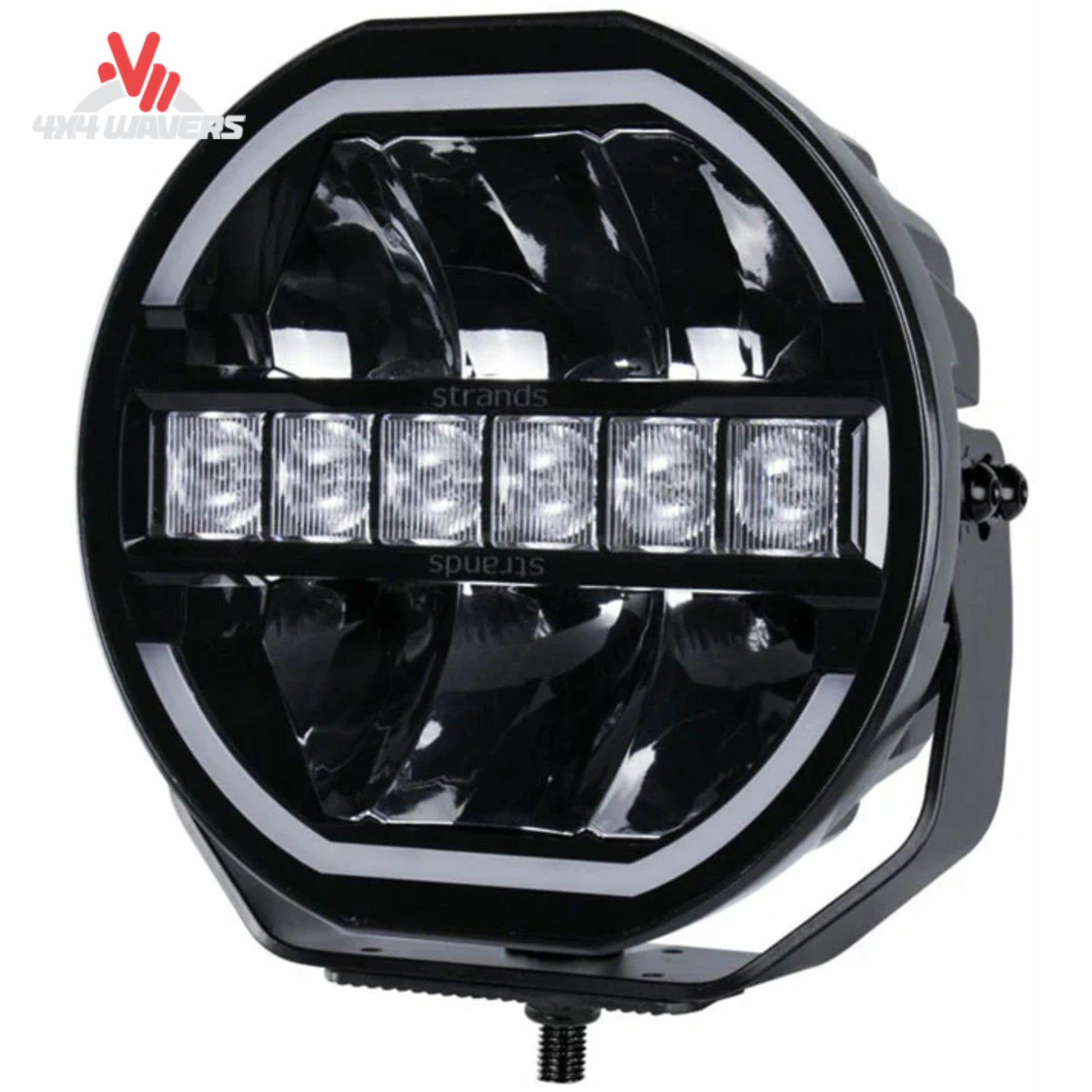 Close-up view of advanced optical elements used in the Strands Skylord 9 driving light