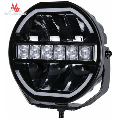 Close-up view of advanced optical elements used in the Strands Skylord 9 driving light
