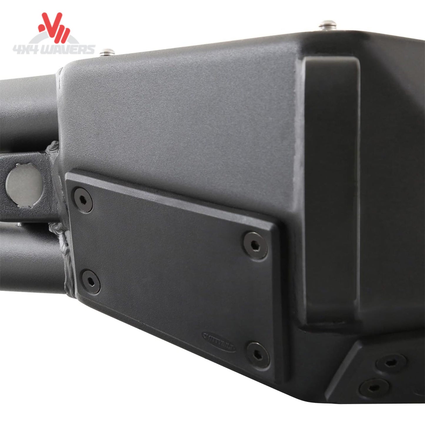 Reinforced recovery points integrated into the Smittybilt SRC Gen2 bumper for vehicle extraction