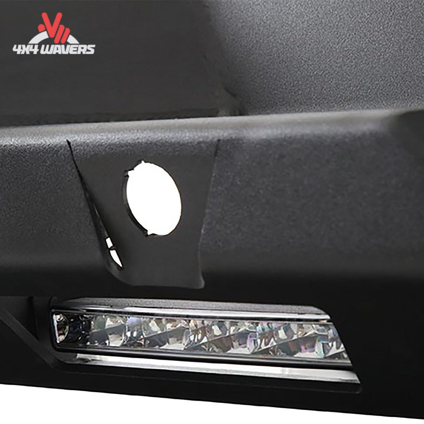 Welded D-ring recovery mounts on SRC Gen2 rear bumper