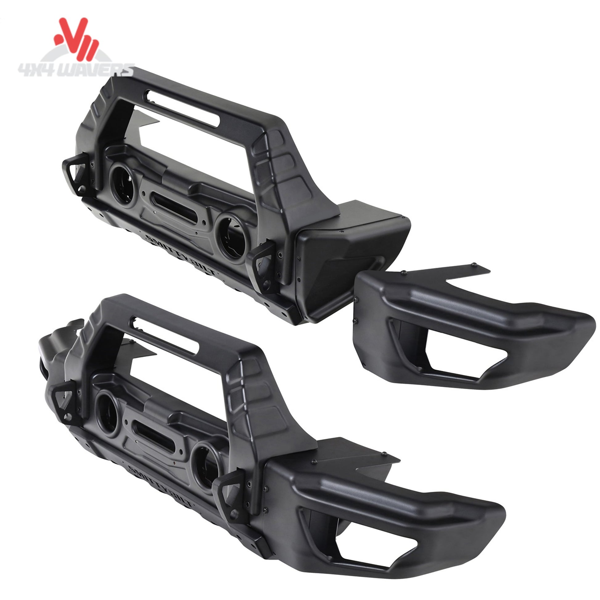 Heavy-duty steel construction of Stryker bumper wing extension
