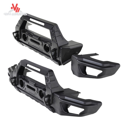 Heavy-duty steel construction of Stryker bumper wing extension