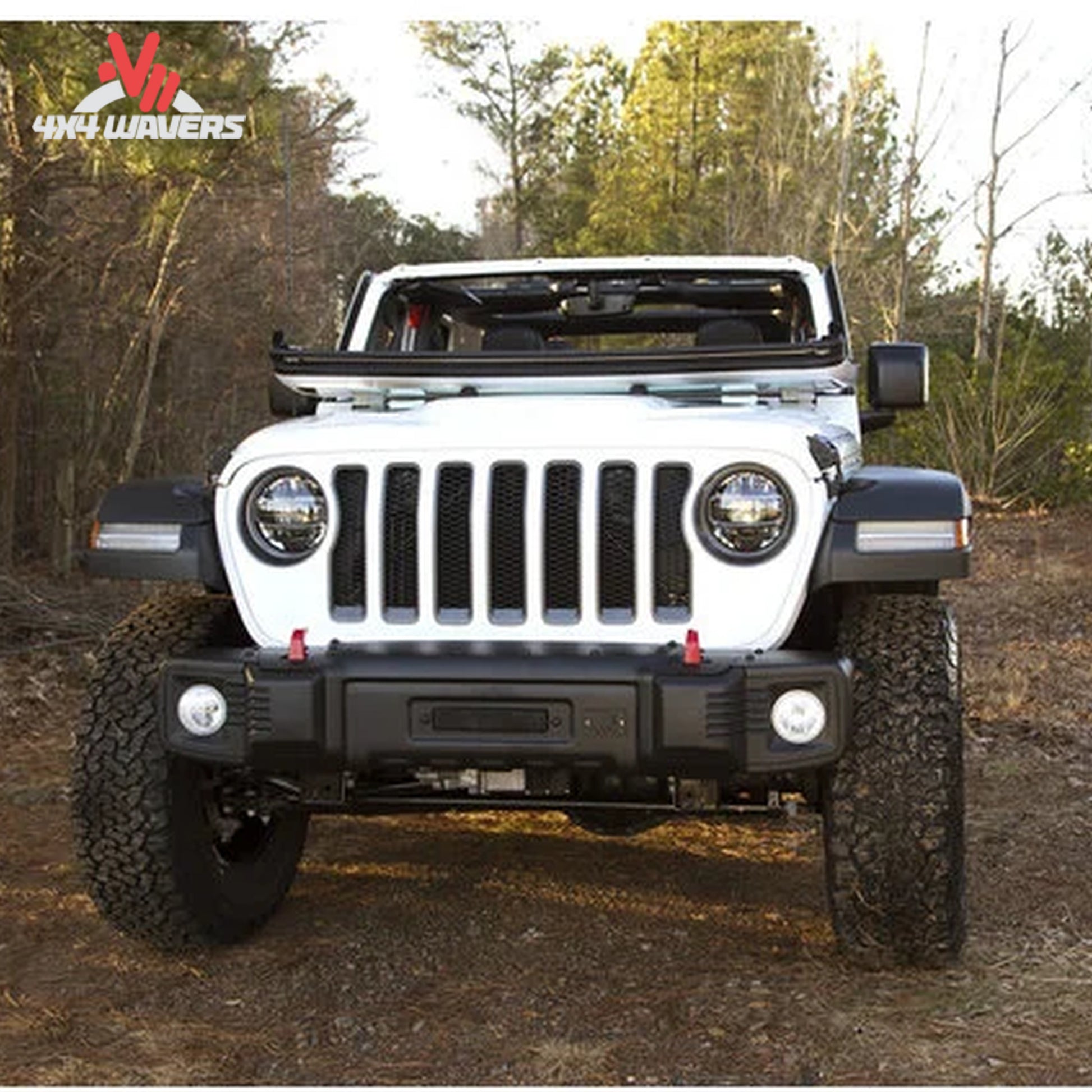 How does the Spartacus front bumper improve the appearance of a Jeep Wrangler JL?