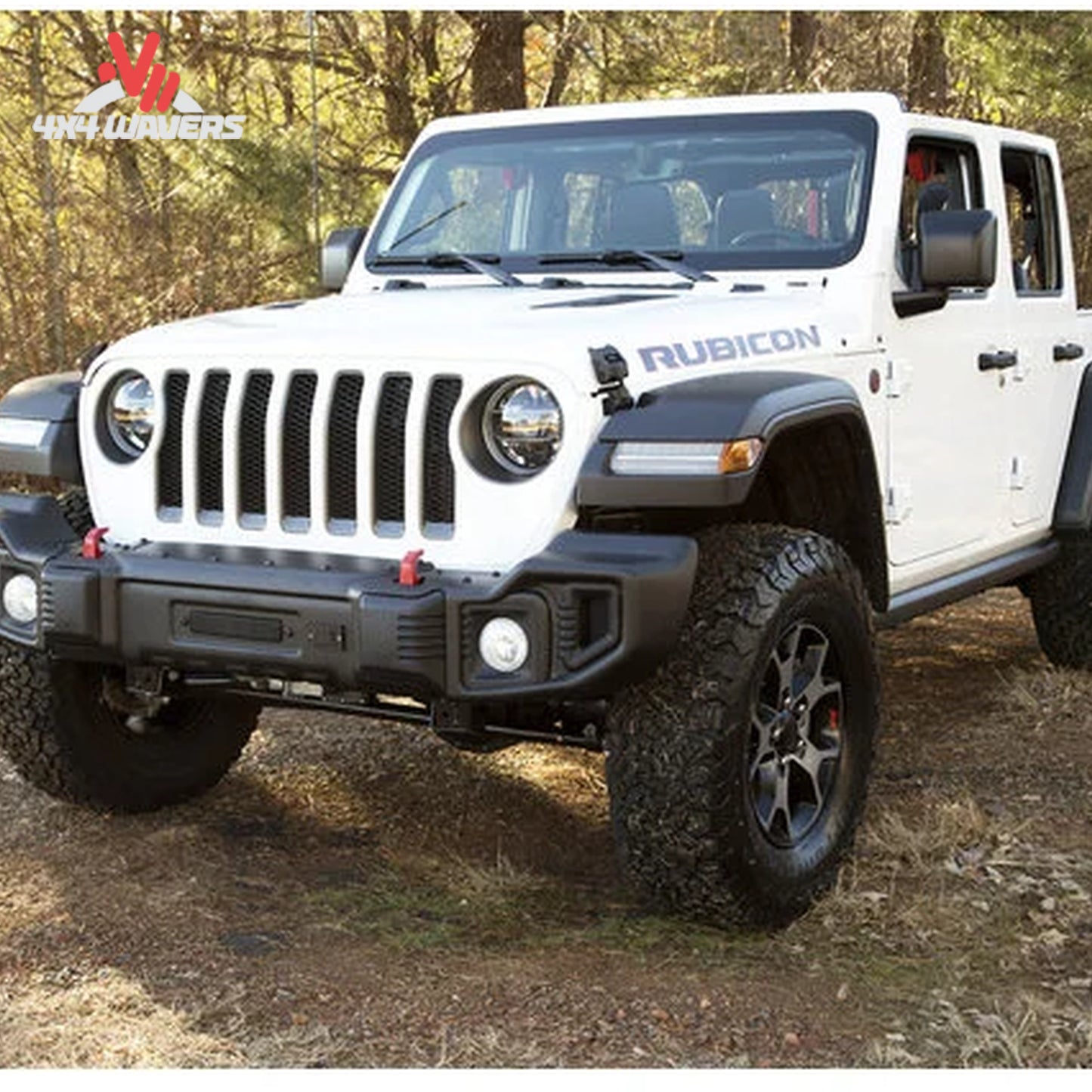 Jeep Wrangler JL equipped with Rugged Ridge Spartacus front bumper
