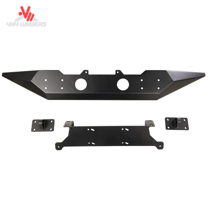 Integrated winch plate on Rugged Ridge Spartan bumper
