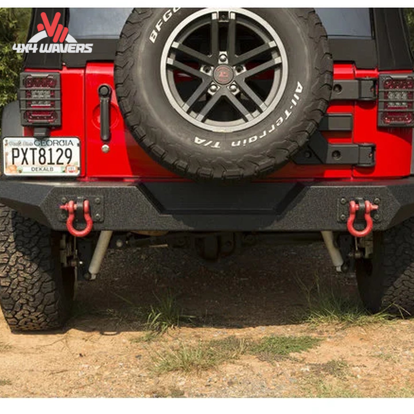 How does the Spartan rear bumper improve rear-end protection on a Jeep Wrangler Unlimited?