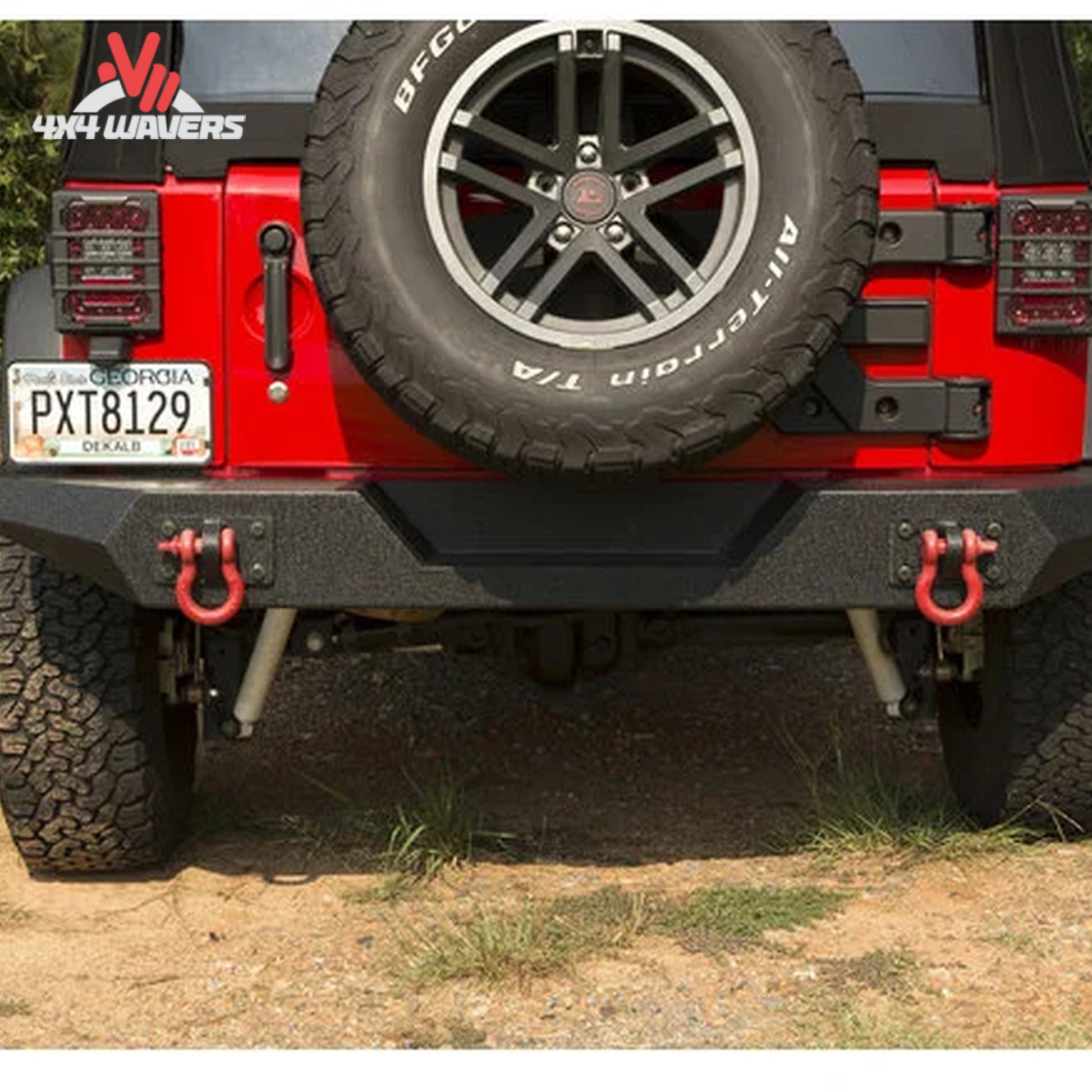 How does the Spartan rear bumper improve rear-end protection on a Jeep Wrangler Unlimited?