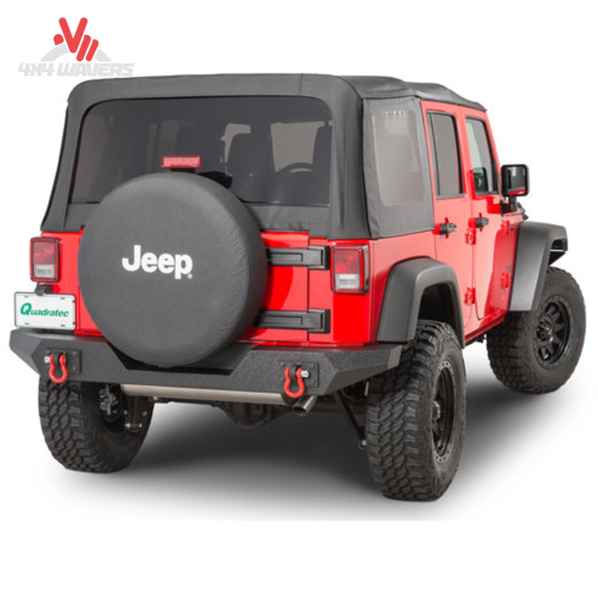 Can the factory Jeep JK tow hitch be used with the Spartan rear bumper?