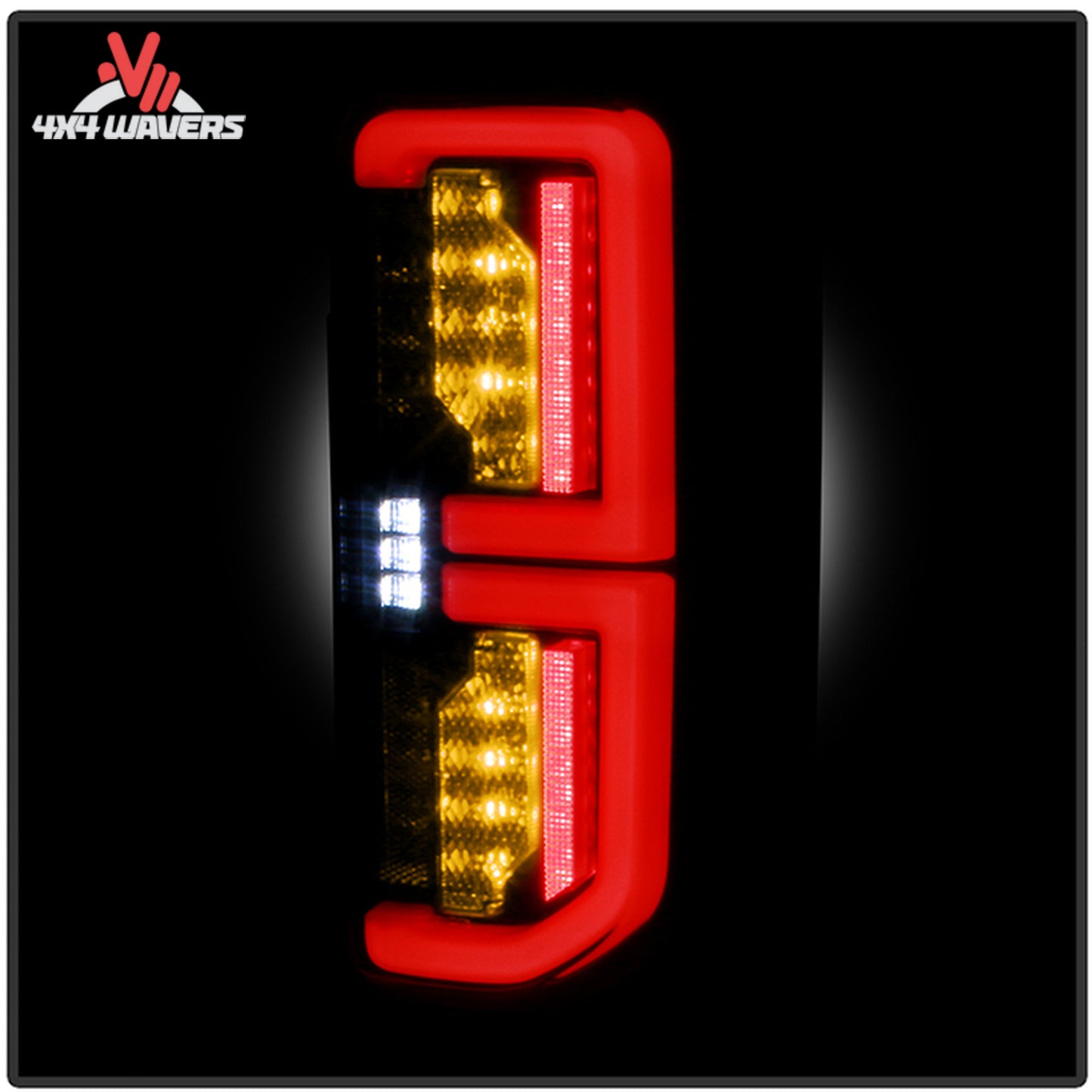 Spyder black LED tail lights for 2021-2026 Ford Bronco factory LED models
