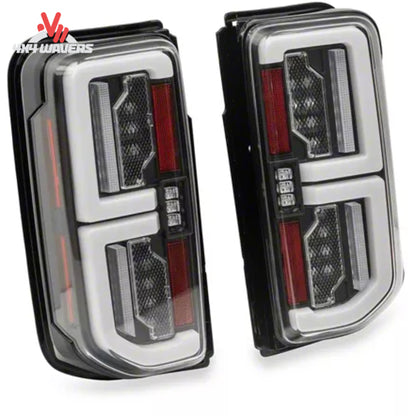 Spyder black LED tail lights for 2021-2026 Ford Bronco factory LED models