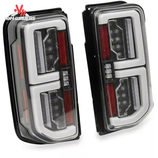 Spyder black LED tail lights for 2021-2026 Ford Bronco factory LED models
