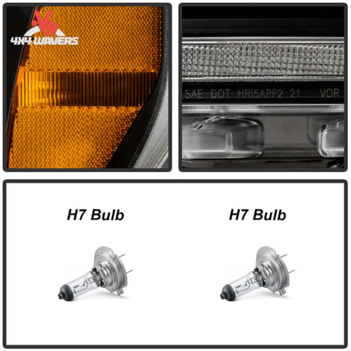 Spyder Auto black projector headlights for 2021-2023 Ford F-150 truck, featuring modern design and LED lighting elements.